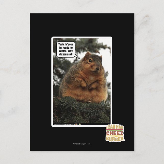 Winterbereit Postkarte (Vorderseite)