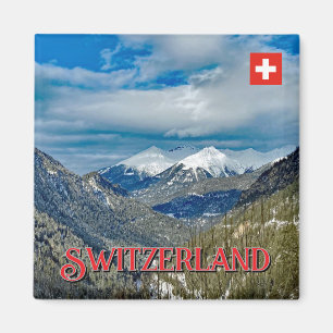 Winterberge in der Schweiz, Reise Magnet
