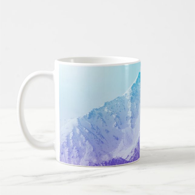 Winterberggipfel, Hipster, Gipfel, Foto, ba Kaffeetasse (Links)