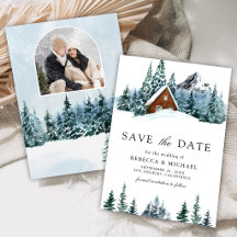 Winterbergwald-Hütten-Lodge-Foto-Hochzeit