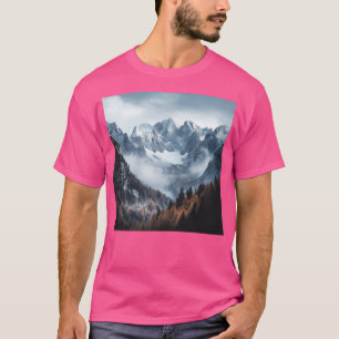 Winterbergwelt Landschaft Landschaft Bergwelt Berg T-Shirt