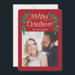 Winterberries Editable Color Christmas Foto Card Feiertagskarte<br><div class="desc">Entworfen von © Berry Berry Sweet,  Modern Stationery und Custom Geschenke. Besuchen Sie unsere Website unter www.berryberrysweet.com ,  um passende Artikel zu finden und eine Menge moderner,  stilvoller Designs zu wählen.</div>