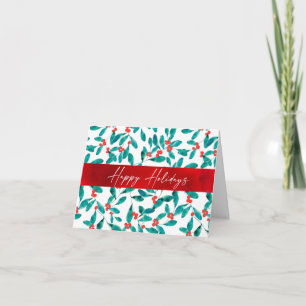 Winterberry (Festival Red Band) Happy Holidays Karte