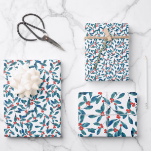 Winterberry (Frost) Geschenkpapier Set