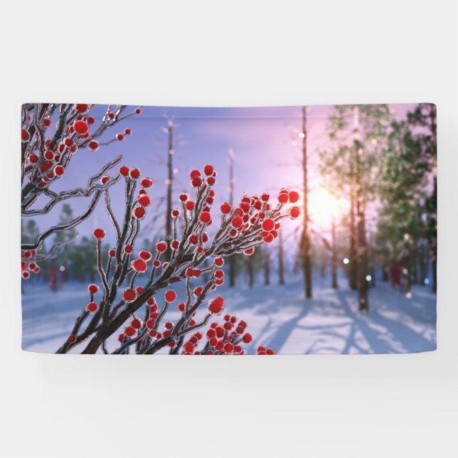 Winterberry im Eisbanner Banner (Horizontal)