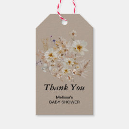 Winterberry wildflower blooms thank you geschenkanhänger