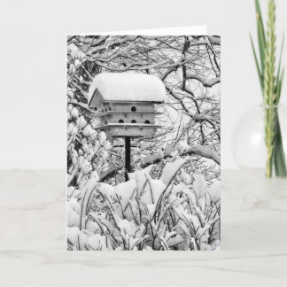 WinterBirdhouse Karte