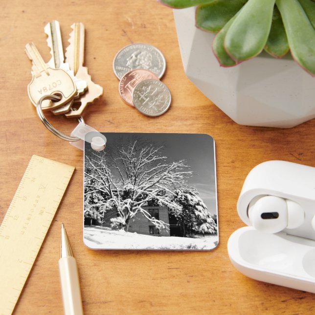 Winterblase B+W Schlüsselanhänger (Schreibtisch)