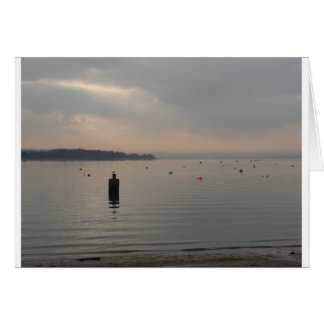 Winterblick auf den Hafen von Poole.