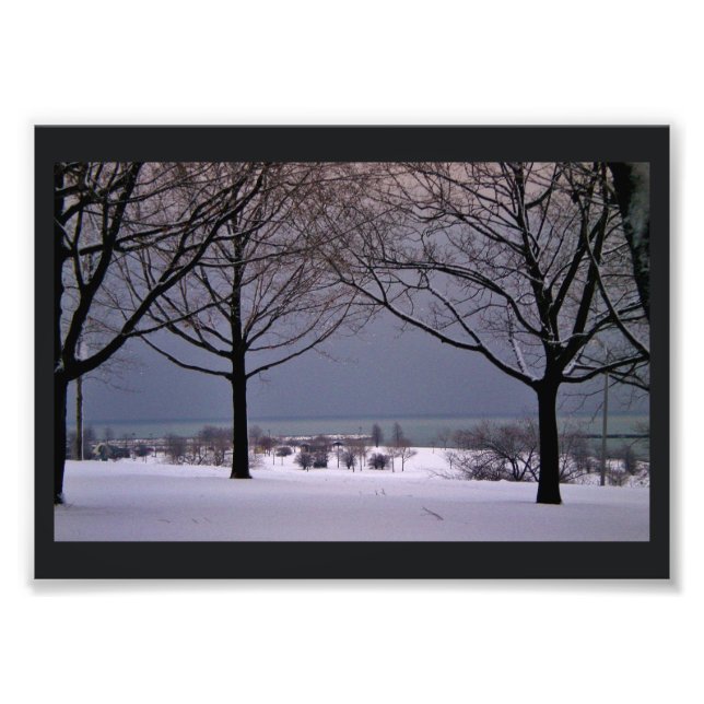 Winterblick Fotodruck (Vorne)