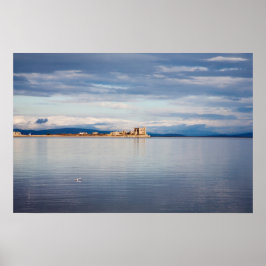 Winterblick Piel Island Morecambe Bay Cumbria Poster