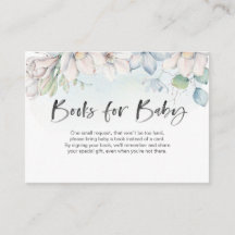 Winterblumensteckkarte für das Baby