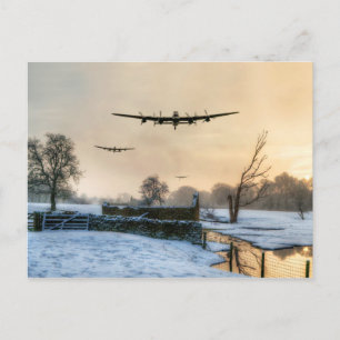 Winterbomber Postkarte