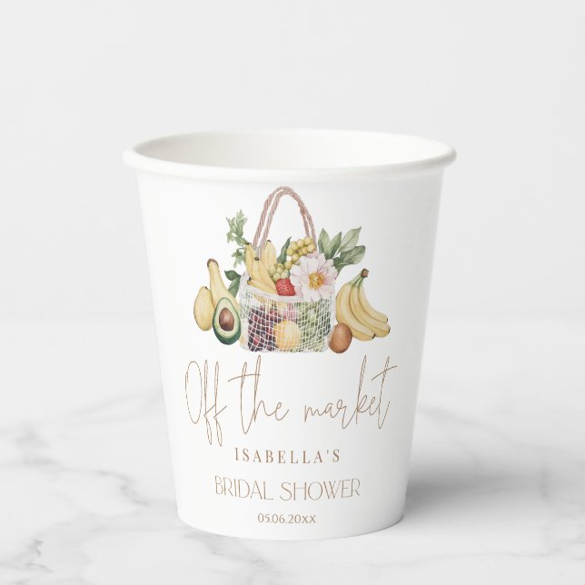 WinterBrautparty Pappbecher (Vorderseite)