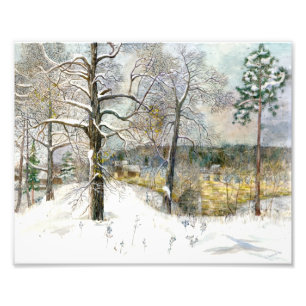 Winterbrücke Fotodruck