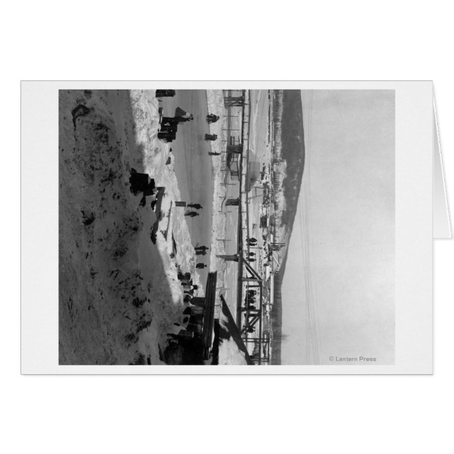 Winterbrücke über den Fluss Fairbanks (Vorderseite (Horizontal))