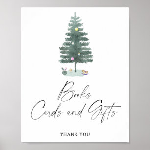 WinterBUCHKARTEN UND GIFTS-Plakat Poster