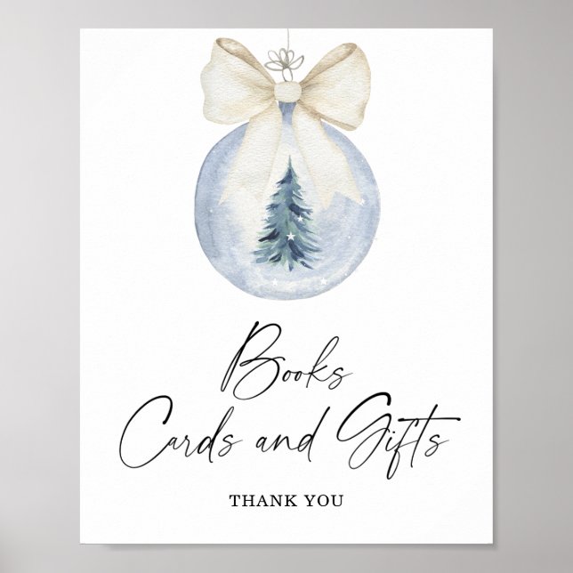 WinterBUCHKARTEN UND GIFTS Poster (Vorne)