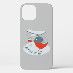 Winterbullfinkenvogel und Rowan Beeren Case-Mate iPhone Hülle