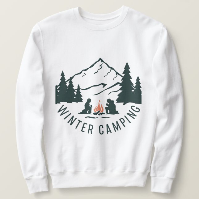 WinterCamping Sweatshirt (Design vorne)