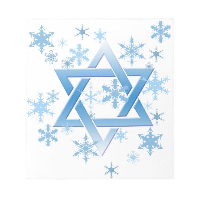 Winterdavid Notizblock (Vorderseite)