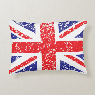 Winterdekor von Snow Union Jack Pillow Dekokissen