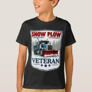 Winterdienst Schneepflug Veteran Ruhestand Lustig  T-Shirt