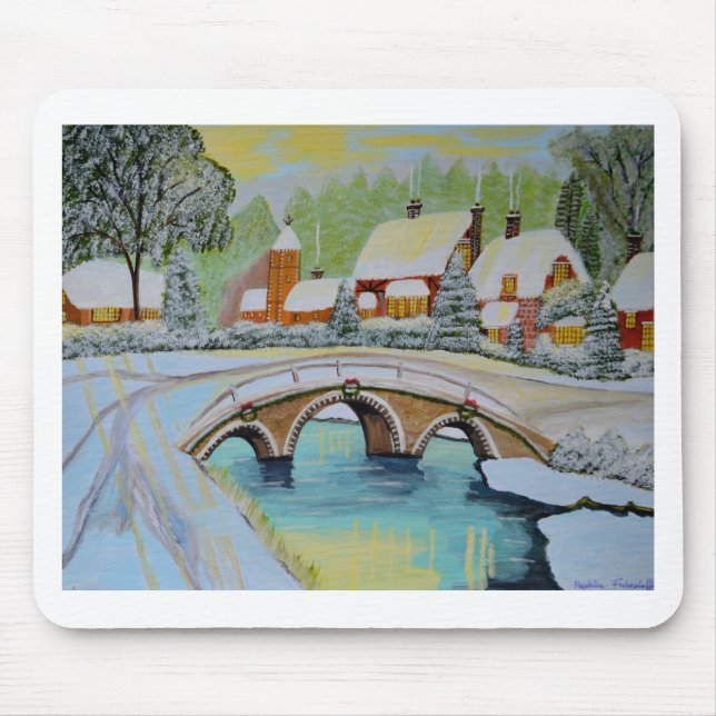 Winterdorf Mousepad (Vorne)