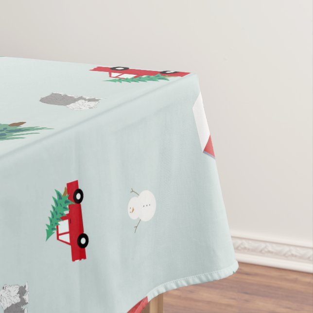 Winterdorf Tischdecke (Beispiel)