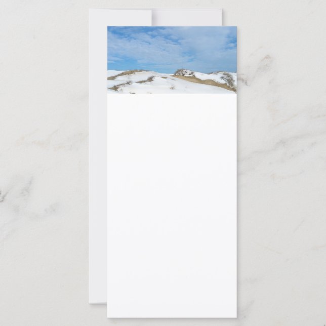 Winterdünen-Landschaft (Vorderseite)