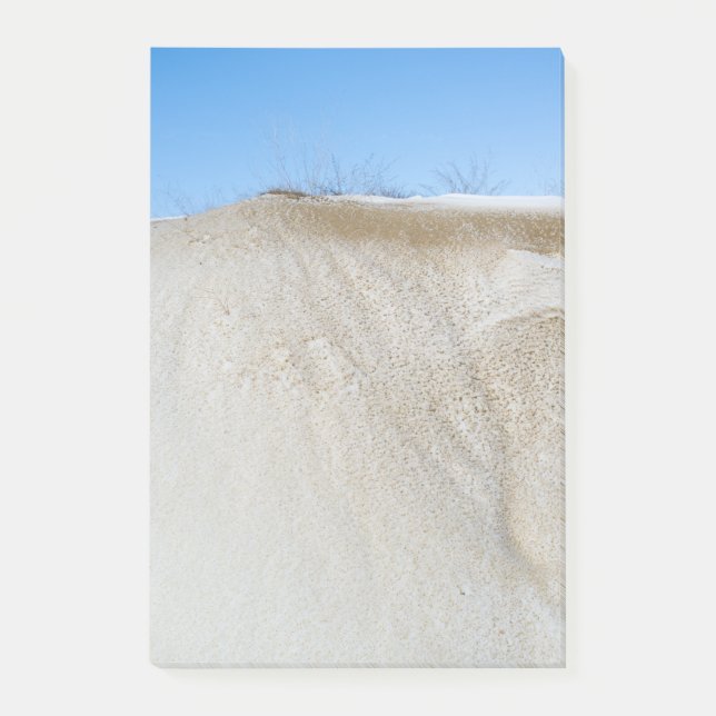 Winterdünen-Landschaft Post-it Klebezettel (Vorderseite)