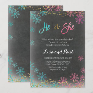 Wintereinladung des Geschlechts Einladung