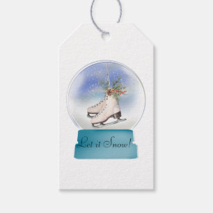 Wintereis Skate Schneeglobe - benutzerdefinierte G Geschenkanhänger