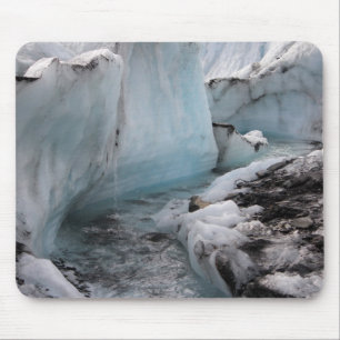 Wintereis und Schnee - Glacier River Mousepad