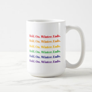 Winterende Kaffeetasse