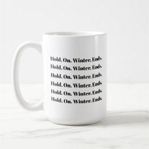 Winterende Kaffeetasse