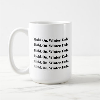 Winterende Kaffeetasse
