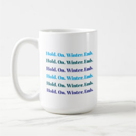 Winterende Kaffeetasse