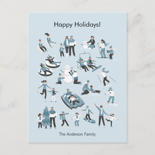 WinterFamilienspass Weihnachten (Vorderseite)