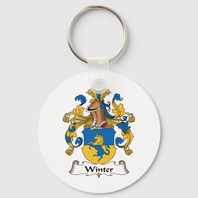 WinterFamilienwappen Schlüsselanhänger (Vorderseite)