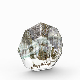 Winterfarbe Fotoblock