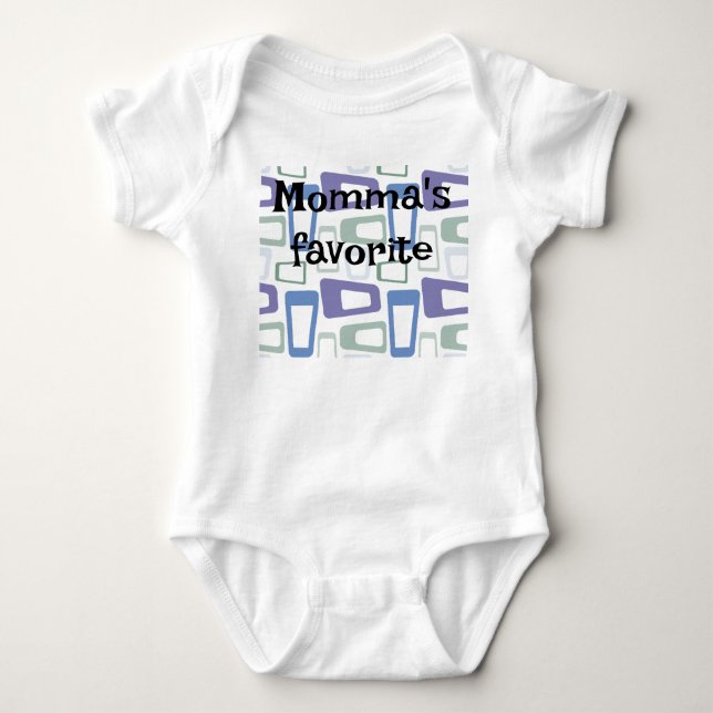 Winterfarben Baby Strampler (Vorderseite)
