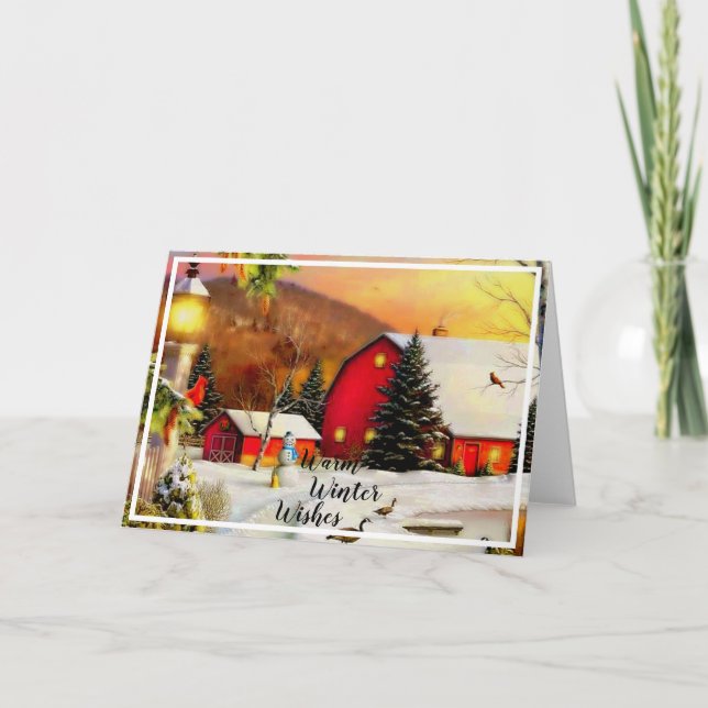 Winterfarm Karte (Vorderseite)