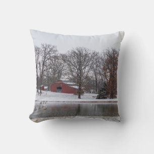 Winterfarm Pano Kissen