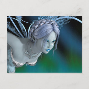 Winterfee Postkarte
