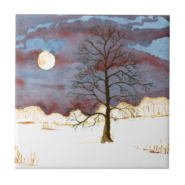 Winterfeld Fliese (Vorderseite)