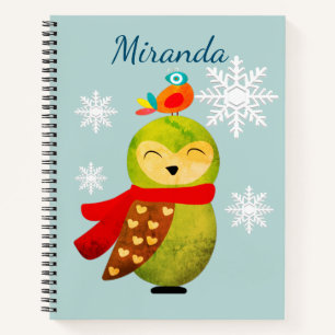 Winterferien Notizbuch