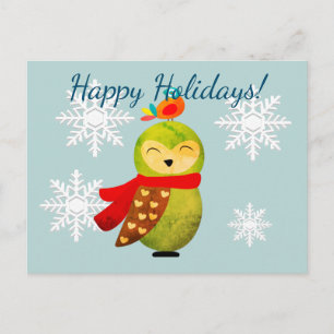 Winterferien Postkarte