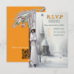 Winterfeste in Amsterdam RSVP Karte