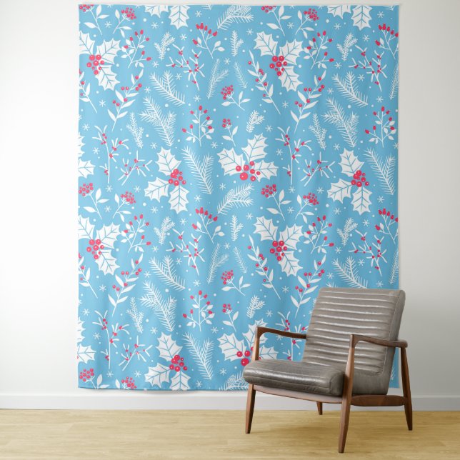 Winterflora 2 wandteppich (Beispiel)